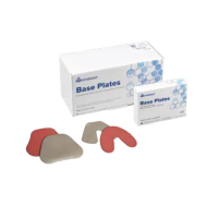 Базисные зуботехнические пластины, СЕРЫЕ, для гипсовых моделей, в упаковках: ВЕРХНИЕ 100 шт.