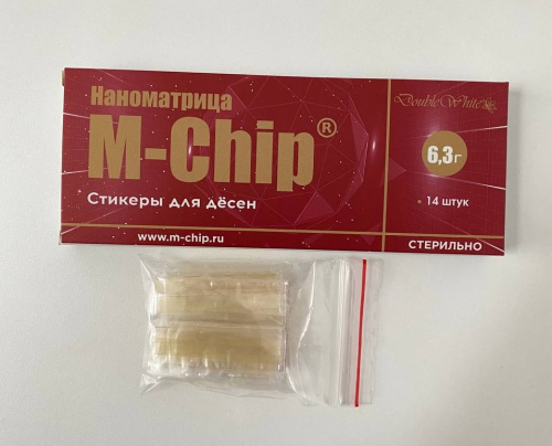 M-Chip наноматрица для лечения заболеваний пародонта. Стикеры для десен, 14 шт.
