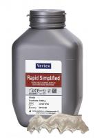Порошок Vertex Rapid Simplified, цвет №4 прозрачный, 1000 г. Пластмасса для изготовления базисов съемных протезов