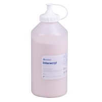 Порошок пластмассы для техники литья INTERACRYL CAST, для холодной полимеризации, цвет №3 (розовый прозрачный). Упаковка 1000гр.