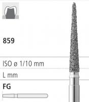 Боры стоматологические алмазные FG 859/012, 6шт. ISO код 314167524012