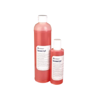 Жидкость изолирует гипс от пластмассы и гипс от гипса ISOACRYL, цвет красный. Упаковка 500мл.