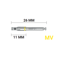 Имплантовод для наконечника VEGA MV короткий, желтый
