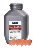 Порошок Vertex Rapid Simplified для изготовления базисов съемных протезов, цвет №7 сине-розовый с прожилками, 1000 г. 