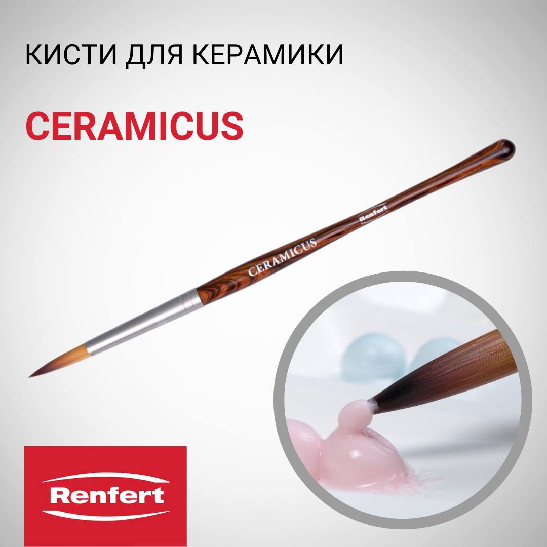 Кисти Ceramicus от бренда Renfert 