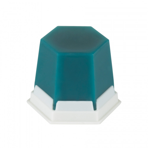 Воск ГЕО для модельного литья прозрачный бирюзовый (GEO model casting wax), в отдельных блоках по 75гр