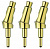 Набор примерочных абатментов (угловые) FRIADENT Select  Multipack Try-in Abutment angled, размер  D3.8/A15, в упаковке 3 шт