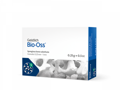 Bio-Oss 0,25 г, гранулы 0,25-1 мм, размер S, натуральный костнозамещающий материал