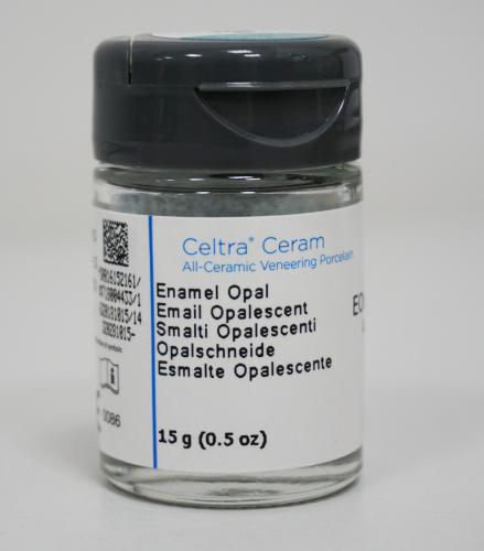 Массы керамические Celtra Ceram эмалевые - эмаль опаловая Celtra Ceram Enamel Opal, цвет EO1, Extra-light, 15г.