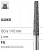 Боры стоматологические алмазные FG 848KR/017, син., 6шт. ISO код 314553524017