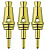 Абатменты для подбора (прямые) FRIADENT Select  Multipack Try-in Abutment straight, размер  D3.8/A0, в упаковке 3 шт
