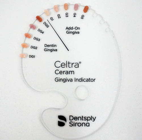 Celtra Ceram Шкала цветов Shade Indicator - Gingiva Indicator