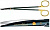 Ножницы препаровальные по NELSON-METZENBAUM, DUROTIP, изогнутые, длина 260 мм