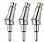 Набор примерочных абатментов (угловые) FRIADENT Select  Multipack Try-in Abutment angled, размер  D3.4/A15, в упаковке 3 шт