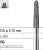 Боры стоматологические алмазные FG 878К/012, зел., 6шт. ISO код 314298534012