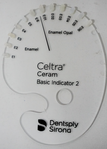 Celtra Ceram Шкала цветов Shade Indicator - Basic Indicator 2