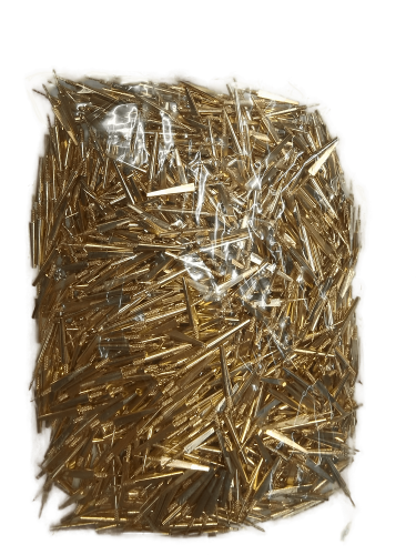 Стандартные штифты со штифтом DOWEL-PIN, латунь, размер L (большие, 31мм.), в упаковках по 1000 шт.